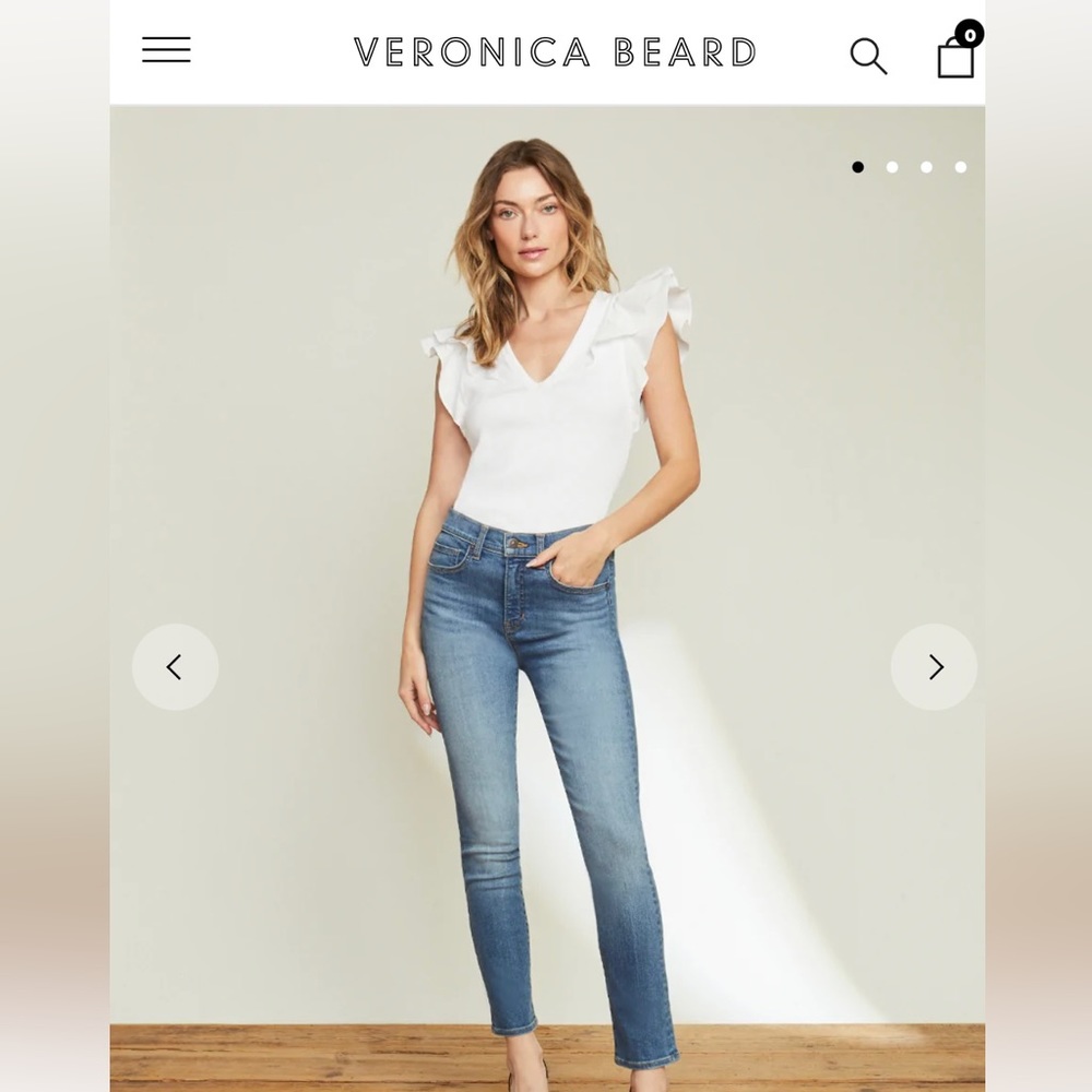Veronica Beard High Rise Skinny Jean